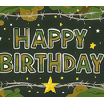 thumbnail image 3 of Military Themed Happy Birthday Banner with Camouflage Pattern Barbed Wire Dog Tags and Star Elements Party Decoration Photography Prop Backdrop for Birthday Party Celebration Event Decor, 3 of 7