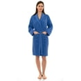 thumbnail image 4 of TowelSelections Women's Robe, Turkish Cotton Short Terry Bathrobe X-Large Persian Jewel, 4 of 5