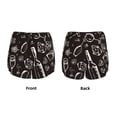 thumbnail image 3 of Balery Wine Seamless Pantalones cortos deportivos para mujer con forro y dos bolsillos, elásticos, para entrenamiento, gimnasio, yoga-X-Large, 3 of 7