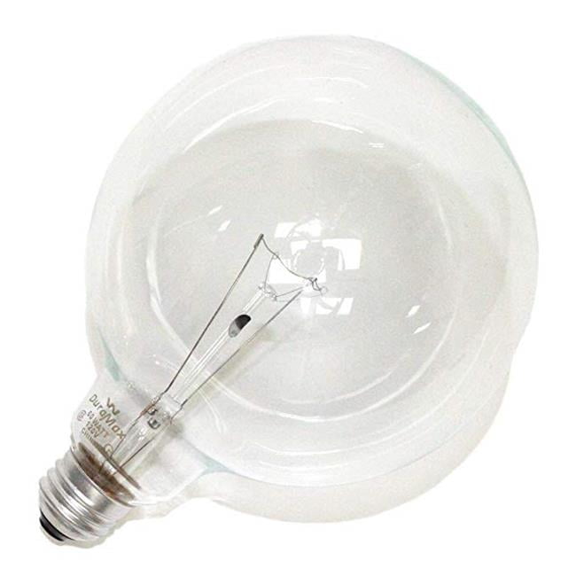 Philips 40w 120v G40 DuraMax Clear E26 Decorative Incandescent Light Bulb 