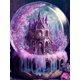 thumbnail image 1 of 30x40cm Adultos Niños 5d Diy Diamond Art Painting Set - Crystal Ball Dream Castle, Manualidades De Bordado De Diamantes Completos, Lienzo Crystal Rhinestone Pai, 1 of 5