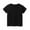 Black, variant on KYAIGUO Toddler Kids Boys Girls Solid Color T-Shirts Baby Short Sleeve Tees Shirt Tops Crew Neck Cotton Shirts for 1-9 Years Old