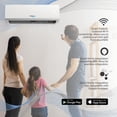 thumbnail image 3 of 18,000 BTU 21 SEER2 Ductless Mini-Split Inverter+ Air Conditioner Only Cold System Full Set 220V. Optional WIFI., 3 of 18