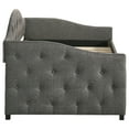 thumbnail image 6 of Sadie Upholstered Twin Daybed with Trundle Grey, 6 of 9