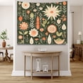 thumbnail image 5 of Bohemia Tapestry Aesthetic Durable Sophistication Aztec Symbols Country Tapestry 51x59 Inches, Plants Nature Decorative Indoor Tapestry Decoration for Home Office Bedroom Living Room, 5 of 5