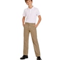 thumbnail image 4 of Smith's American Boys’ Flat Front Twill Uniform / Dress Pants Color: khaki Size: 3t, 4 of 5