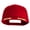 Red, variant on Scrambled Eggs Gold Patched Solid Cotton Twill 5 panel Mesh Back Cap - Red OSFM