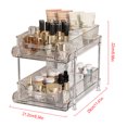 thumbnail image 2 of Mueble Organizador Baño Impermeable PET Antideslizante Transparente (2 Pisos), 2 of 9