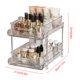 thumbnail image 2 of Mueble Organizador Baño Impermeable PET Antideslizante Transparente (2 Pisos), 2 of 9