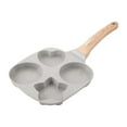 thumbnail image 2 of Poêle Antiadhésive Poêle à Œufs Antiadhésive 4 Trous Poêle à Œufs 4 Tasses Poêle à Œufs Antiadhésive Poêle à Petit-Déjeuner Multi-Forme avec Poignée Anti-Brûlure pour Cuisson des Œufs Burger, 2 of 9