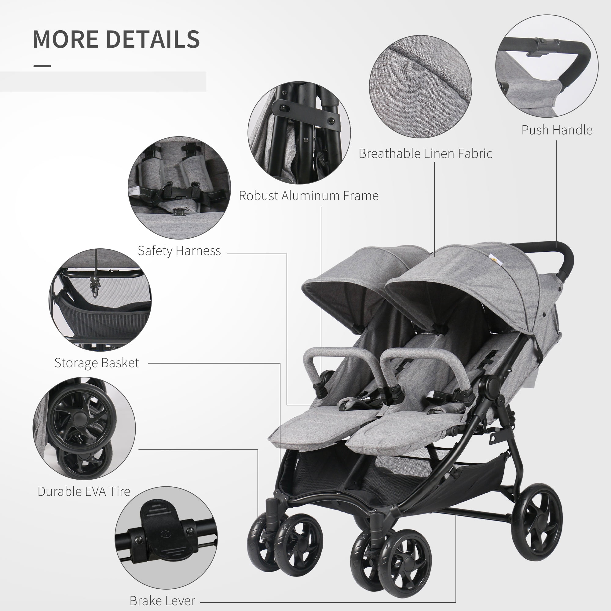 Bed bath and beyond double stroller sales