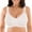 black, white, apricot, variant on Front Closure Full Coverage Back Support Posture Corrector Bra for Women
