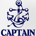 thumbnail image 2 of CafePress - CAPTAIN - Adjustable Unisex Printed Trucker Hat with Mesh Back, 2 of 10