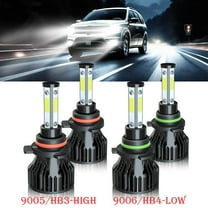 For Dodge Journey 2009-2013 2014 2015 2016 2017 2018 2019 9005 9006 LED Headlight Bulbs High&Low Beam 4pcs
