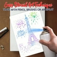 Back to School Drawing Stencils for Set Craftly Painting Stencil DIY