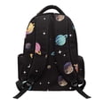 thumbnail image 4 of Uorisanigo Black Space Dinosaur Kids School Backpack Lightweight Breathable Daypack with Adjustable Straps, Large Capacity Bookbag for Hiking Camping and Travel, 4 of 7
