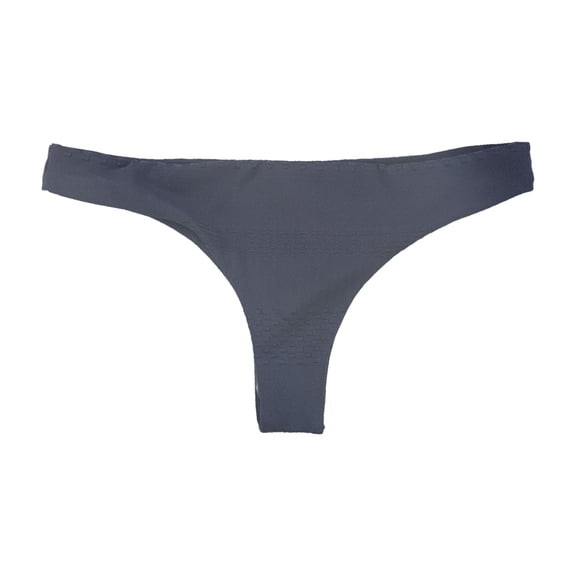 Tavik Womens Ali Mini Textured Bikini Swim Bottom, Blue, Medium