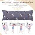 thumbnail image 5 of Hello Kitty Anime Body Pillow Cover Ultra Soft Microfiber Pillowcases with Hidden Zipper Closure 16x48inch, 5 of 5