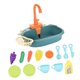 thumbnail image 2 of Juguetes de fregadero de cocina con accesorios de agua corriente, de ciclo del agua, regalos de cumpleaños, juguetes de simulación para niños, Azul, 2 of 9