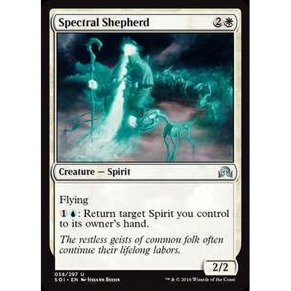 MtG Shadows Over Innistrad Uncommon Spectral Shepherd #38