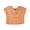 Orange - 878, variant on Aeropostale Womens Cropped Striped Dorm Pajama Sleep T-shirt, Orange, X-Large