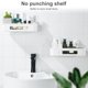 thumbnail image 5 of Caja de almacenamiento Baño Ventosa Rejilla de drenaje Cocina Montado en la pared Soporte para botellas Cesta Organizador Kearding LF000173-00, 5 of 7