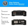 thumbnail image 3 of New Planet Audio BB1200.4 1200W 4 Channel Car Amplifier Amp + 8 Gauge Amp Kit, 3 of 13