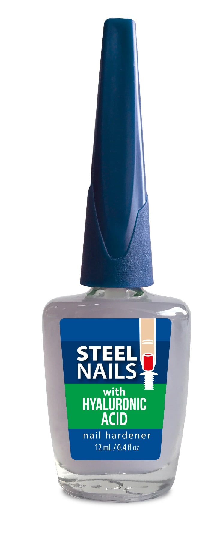 Amen Steel Nails Hardener with Hyaluronic Acid 0.4oz Base Co