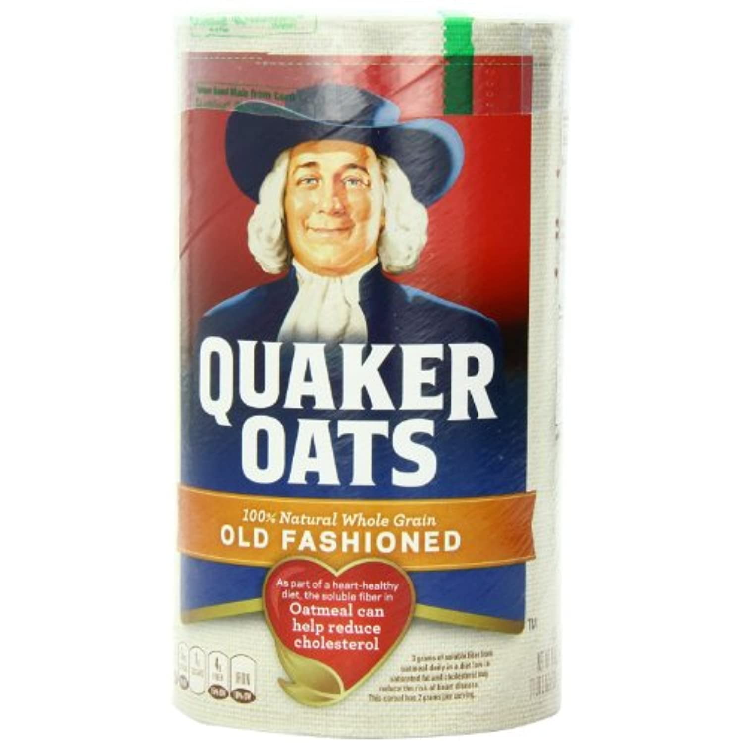 Quaker Oats Old Fashioned, 18 0Z. (2 Pack)