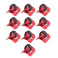 thumbnail image 3 of 10 Clips Para Cables De Bicicleta Sunnimix Color Rojo, 3 of 8