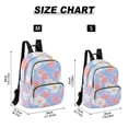 thumbnail image 2 of FORMRS Mini Backpack Purse for Women Travel Daypack Casual Shoulder Bag, Pink Daisy, 2 of 7