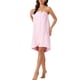 thumbnail image 4 of Bata de baño para mujer Inspire Chic, toalla envolvente con gorro de ducha para spa, color rosa, 4 of 6