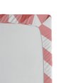 thumbnail image 2 of Ambesonne Coral Fitted Sheet, Retro Chevron Pattern, Twin XL Size, Coral Dark Coral White, 2 of 2
