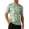 thumbnail image 2 of Camo Shirt for Men Summer Short Sleeve Crewneck Loose Casual T-Shirts Workout Tee Shirt, 2 of 5