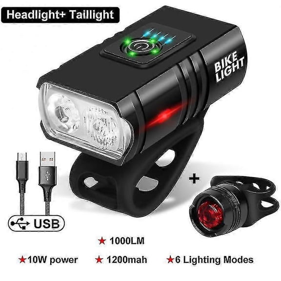 1000 Lumen Bicycle Lantern Headlight Led Bike Lamp Usb Rechargeable Light Bicycle