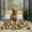Gold and Brown, variant on Gold and Brown Of Leopard Print Door Rugs,Washable Non Slip Door Mats Indoor,Decorative Door Mats,Entry Mat Indoor for Entrance,Bedroom,Kitchen,Bathroom,16"x24"