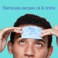 thumbnail image 2 of Clean & Clear Oil Absorbing Facial Sheets, Portable Blotting Papers for Face & Nose, Blotting Sheets for Oily Skin to Instantly Remove Excess Oil & Shine, Absorbing Blotting Papers, 50 ct, 2 of 5