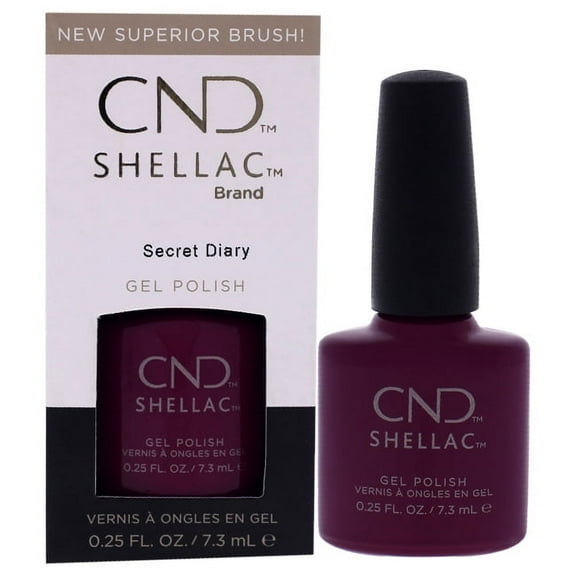 CND Shellac Nail Color - Secret Diary Nail Polish 0.25 oz
