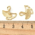 thumbnail image 3 of 304 Stainless Steel Pendants Manual Polishing Ginkgo Leaf Charm Golden 16x16.5x3.5mm Hole: 3.5x1.6mm, 3 of 3