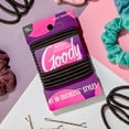 thumbnail image 2 of Goody Ouchless Damage-Free No Metal Hair Ties, Hair Elastic Ponytail Holder, Brown, 15 Ct, 2 of 6