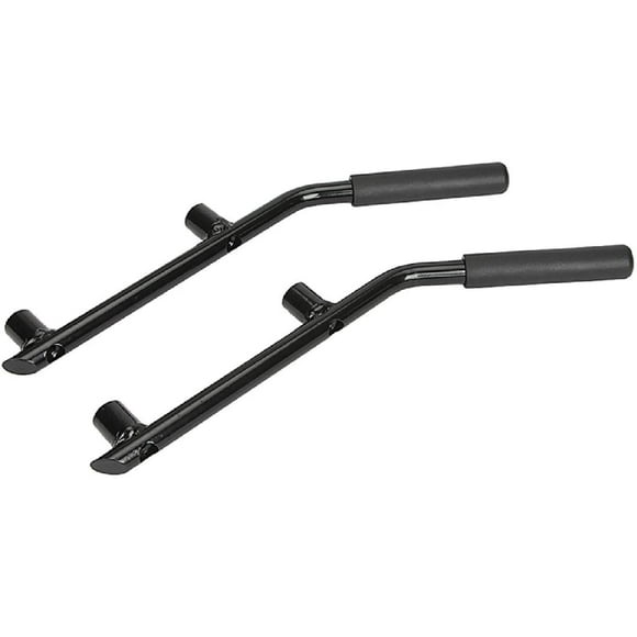 AUXMART Rear Grab Handles for 2007 2008 2009 2010 2011 2012 2013 2014 2015 2016 2017 Jeep Wrangler 2/4 Door Black -