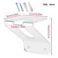 thumbnail image 2 of 1 Set Kayak Wall Hanger Transparent Color New-style Kayak Wall Hanger High-quality New-style Portable Wear-resistant Elegant Distinctive Appearance Oar Rack, 2 of 6