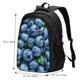 thumbnail image 5 of Fotbe Fresh Blueberries Mochila con Estampado y Puerto USB para Hombre y Mujer, Mochila Antirrobo, Mochila de Viaje, Mochila Escolar, Mochila Universitaria, 5 of 7