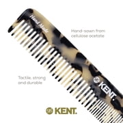 Kent 6T Fine Tooth Comb and Wide Tooth Hair Comb, Handmade Styling Comb for Hair Care, Barber Combs, Beard Combs For Men, Hair Styling Grooming Hair Combs for Men, Women and Kids