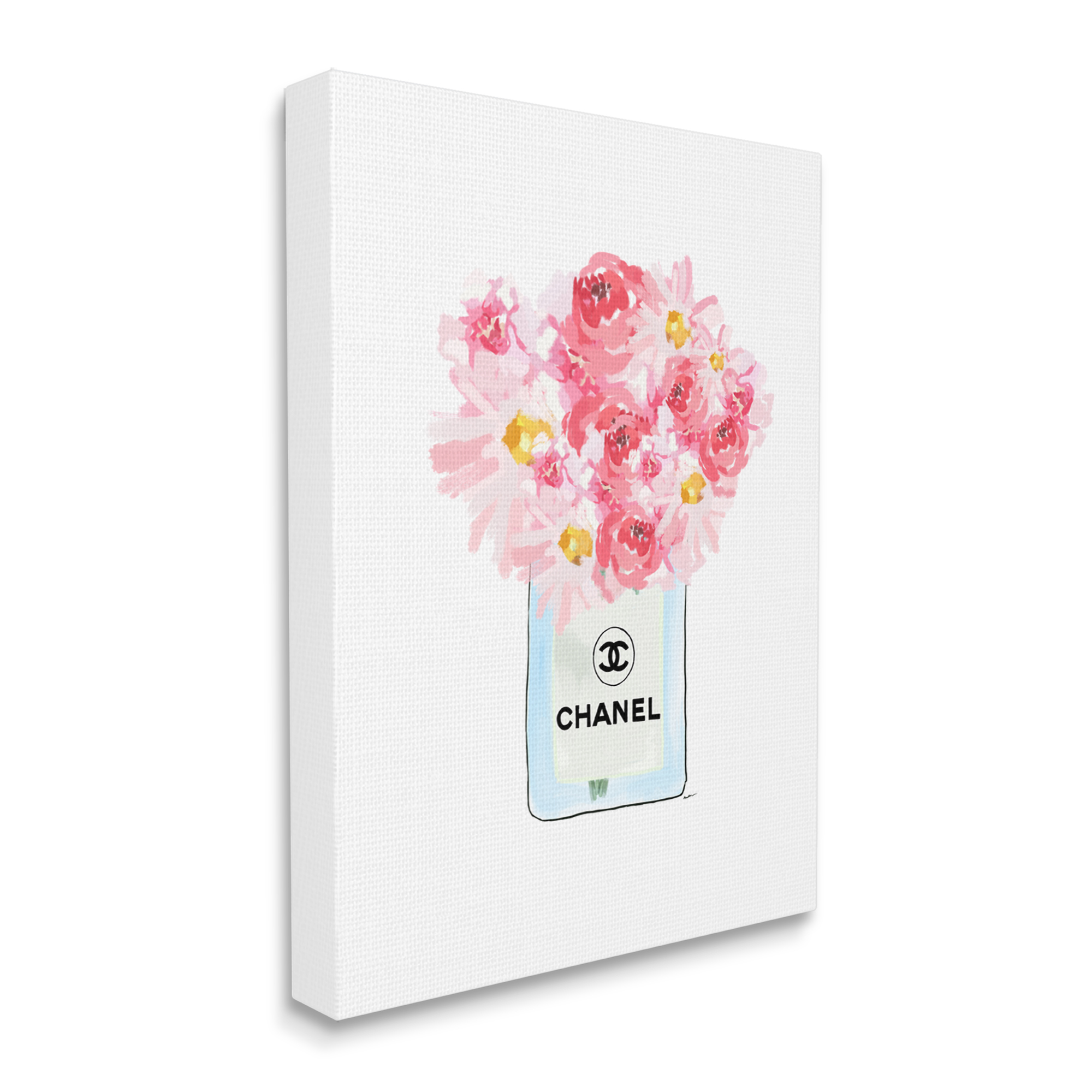 Stupell Industries Mixed Pink Flower Bouquet Luxury Fashion Motif Graphic Art Gallery Wrapped Canvas Print Wall Art, Design by Amelia Noyes