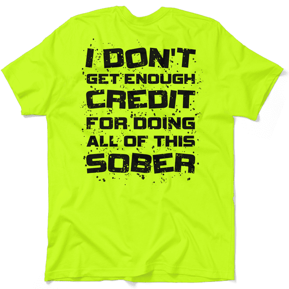 Sober - Safety Yellow T-Shirt