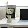thumbnail image 3 of WENSHUO  Grab Paper Bag Ceramic Vase, Small Bud Vase for Living Room, Dinner Table Decoration, 3 of 5