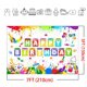 thumbnail image 4 of Fondo de cumpleaños con pintura personalizada, decoración para fiesta de cumpleaños con pintura artística, pancarta de feliz cumpleaños con pintura artística, vestido con salpicaduras de graffiti, 4 of 6