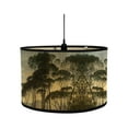 thumbnail image 3 of FashionCha Drum Print Lamp Shade 11.8x11.8x8 inch Drum Shaped Lamp Shades for Hanging Style Style D, 3 of 9