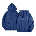 thumbnail image 6 of Oversize Letter Print Hoodie Sweatshirts Long Sleeve Drop Shoulder Loose Pullover Shirts With Pocket Y2K Streetwear Fall Clothes, 6 of 7